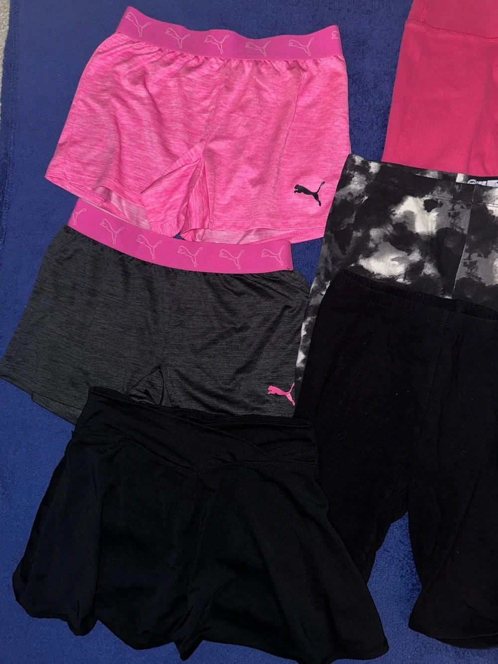 Girls Shorts Lot of 10 Size Large 10-12 Misc Wonder Nation Puma 90 Degree